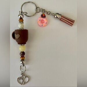 New Kawaii Coffee Mug Keychain/Pendant/for backpack/bag /purse charm